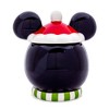 Silver Buffalo Disney Santa Mickey Mouse 6-inch Sculpted Ceramic Snack Jar - 4 of 4