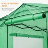 EAGLE PEAK Replacement Cover for 8x6 Portable Walk-in Pop up Greenhouse(Frame Not Included), Green - 4 of 4