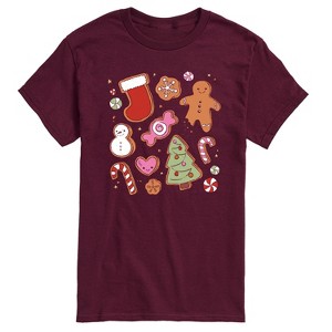 Men's - Instant Message - Kawaii Christmas Treats Short Sleeve Graphic T-Shirt - 1 of 4