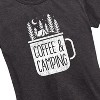 Women's - Instant Message - Coffee And Camping Short Sleeve Graphic T-Shirt - 2 of 4