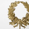 Metal Christmas Wreath Figural Gold - Threshold™ designed with Studio McGee - 3 of 3
