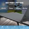 VEVOR Chaise Lounge Chair Outdoor, Aluminum Patio Lounge Chair with Adjustable 5-Position, Folding Pool Lounge Chair - 4 of 4