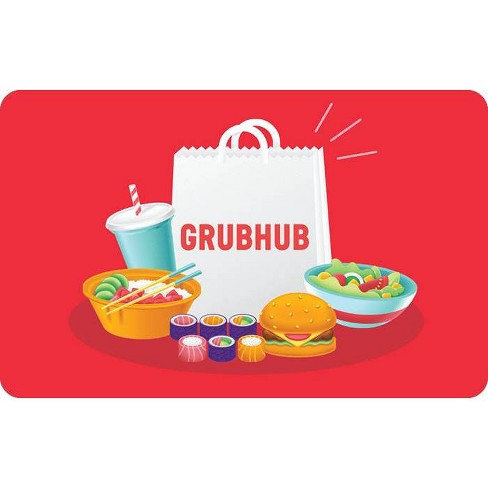 Grubhub $25 Gift Card (mail Delivery) : Target