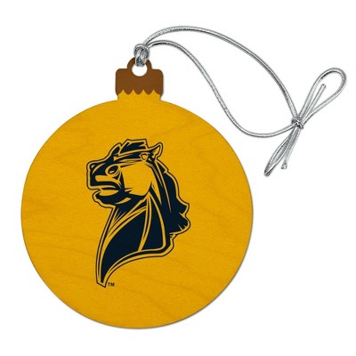 Central Oklahoma Secondary Logo Wood Christmas Tree Holiday Ornament