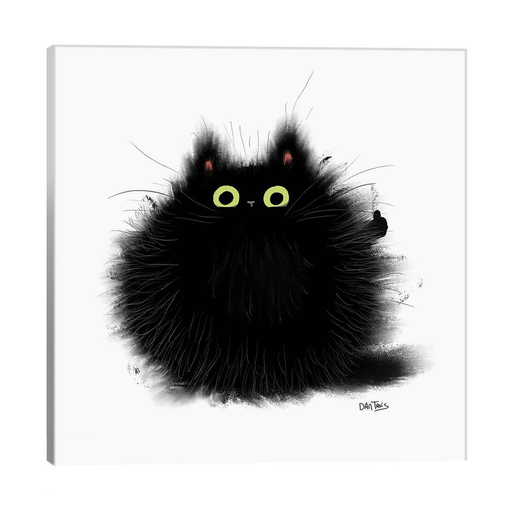 12" x 12" x 0.75" Thumbs Up Cat. by Dan Tavis Unframed Wall Canvas - iCanvas
