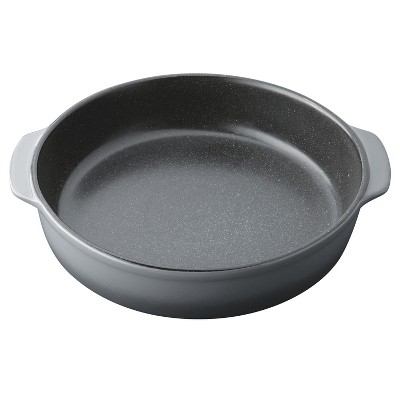 Gray Stoneware 2-Piece Baking Dish Set with Handles