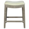 New Pacific Direct Elmo Bonded Leather Counter Stool, Beige - 3 of 4