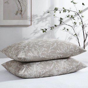 Southshore Fine Living Winter Brush Collection Set of 2 Pillowcases, ultra-soft easy care microfiber - 1 of 4