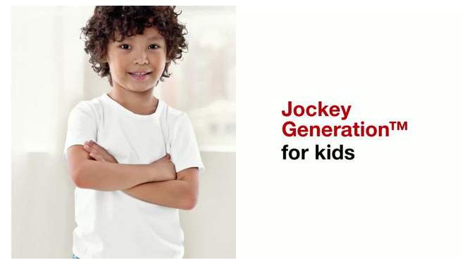 Jockey Generation™ Boys' 3pk Cotton Crew Undershirt, 4 of 8, play video