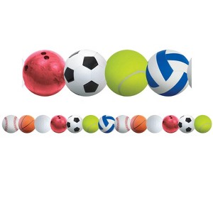 Hygloss Sports Balls Border, 12 Strips/36 Feet (Pack of 6) - 1 of 1