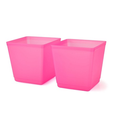2pk 213oz Plastic Cube Storage Bins Bullseye s Playground Target