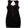 GUESS Womens Crushed Velvet Sheath Dress - 2 of 2