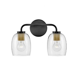 Lark Percy 2 - Light Vanity in  Black/Lacquered Brass - 1 of 4