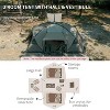 Naturehike Massif Hot Tent with Stove Jack, 4 Season Tent, 4 Person Camping Tent, UPF50+ Waterproof Windproof Winter Tent with Room and Hall - 4 of 4