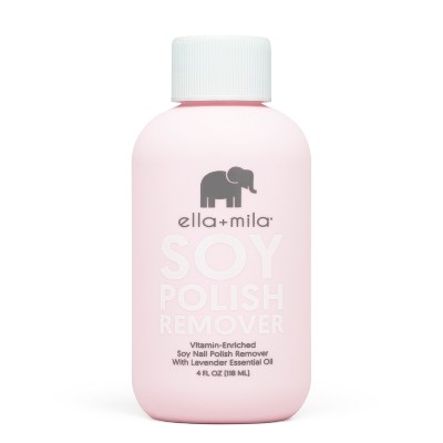 ella+mila Soy Nail Polish Remover - Lavender - 4 fl oz