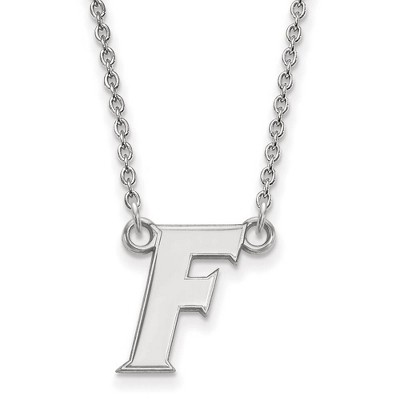 Black Bow Jewelry 14k White Gold Florida Gators NCAA Necklace 18 Inch