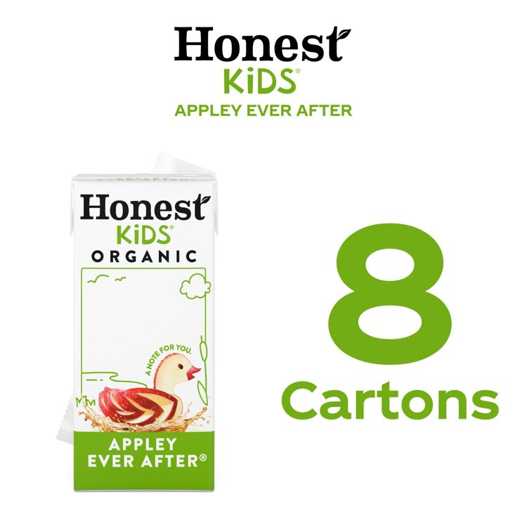 Honest Kids Organic Apple Juice Drink - 8pk/6 fl oz Box, 4 of 11