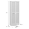 Storage Cabinet w/ Adjustable Shelves, Pantry Cupboard - 3 of 4