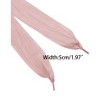 INSPIRE CHIC Solid Color Wrinkled Extra Wide Flat Athletic Shoelaces 1 Pair - 3 of 4