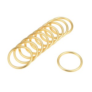 Unique Bargains Zinc Alloy Craft DIY Accessories Hardware Bag Belt O-Ring Buckles 10 Pcs - 1 of 3