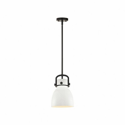 Newton Bell - 1 Light Pendant In Industrial Style-11.75 Inches Tall and 8 Inches Wide