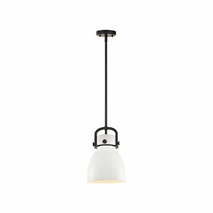 Newton Bell - 1 Light Pendant In Industrial Style-11.75 Inches Tall and 8 Inches Wide - 1 of 1