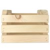 Wilson's Small Wooden Pine Crates - 2 Pack - 5.5" x 7" x 8" - 2 of 3