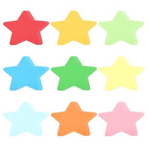 Unique Bargains Classroom DIY Crafts Projects Multicolored Decor Cutouts Paper 108 Pcs - 1 of 4