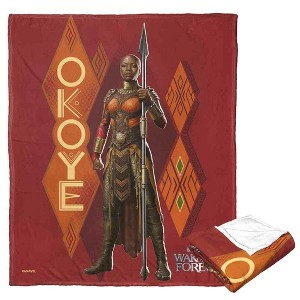 Marvel Black Panther Okoye Silk Touch Throw Blanket 50x60 Inches - 1 of 4