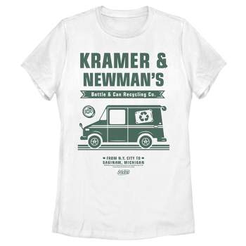 Women's Seinfeld Kramer and Newman's Bottle & Can Recycling Co. T-Shirt