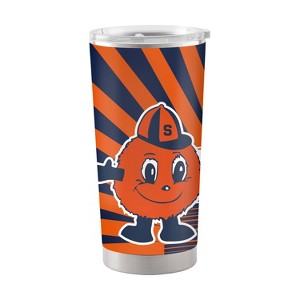 NCAA Syracuse Orange 20oz Mascot Stainless Steel Tumbler: Portable Drinkware, Lidded - 1 of 3