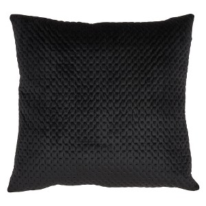 Pinsonic Velvet Design Poly-Filled Throw Pillow - Saro Lifestyle - 1 of 4