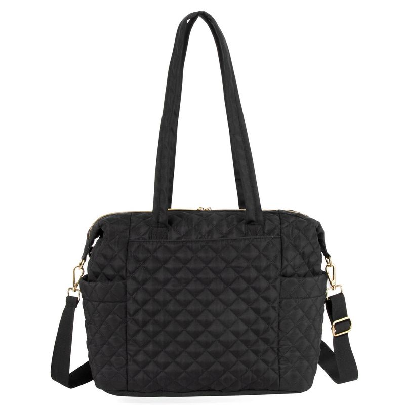 Jessica Simpson Quilted Tote - Black, 4 of 11
