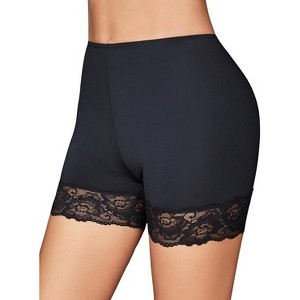 Avidlove Women's Under Shorts for Dresses Seamless Anti Chafe Underwear Smooth Boyshorts Lace Slip Shorts for Women - 1 of 4