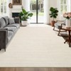 Modern Striped Area Rug for Bedroom Contemporary Minimalis Carpet Simple Solid Rugs - 4 of 4