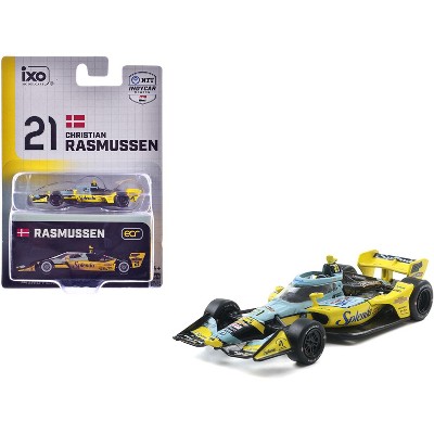 Dallara IndyCar #21 "Splenda" Ed Carpenter Racing "NTT IndyCar Series" (2025) 1/64 Diecast Model Car by IXO Models