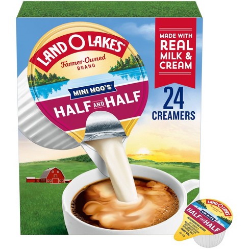 Land O Lakes Mini Moo S Half Half Coffee Creamer 24ct Target