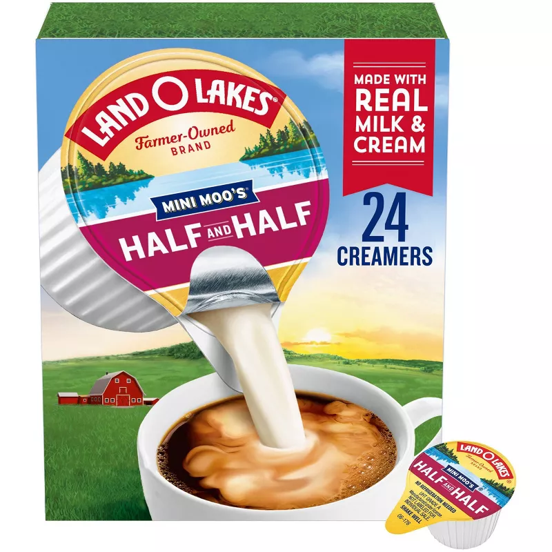 Buy Land O Lakes Mini Moo S Half Half Coffee Creamer 24ct Online In Italy