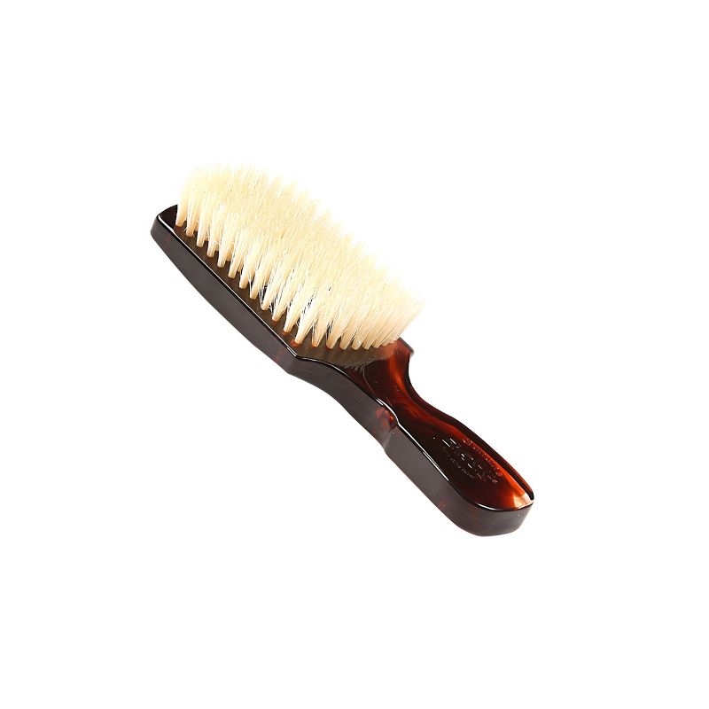Bass Brushes Imperial Collection - Men's Hair Brush Wave Brush 100% Pure Natural Boar Bristle Medium Firm High Polish Acrylic Handle Tortoise Shell, 3 of 6