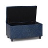 NicBex Faux Leather Storage Ottoman Bench,Storage Ottoman with Tufted Diamond Detail,Modern Storage Bench for Living Room,Bedroom - 2 of 4