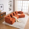 Modern Modular Chenille Sectional Sofa with Memory Foam,Deep Seat Comfortable 2-Seater Couch for Living Room, Bedroom, or Apartment�CThe Pop Home - 3 of 4
