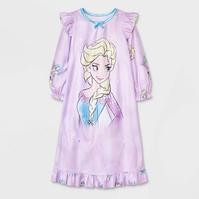 Disney's Frozen Elsa Toddler Girl Dorm Nightgown & Robe Set