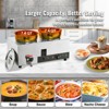 VEVOR Electric Soup Warmer, Dual 7.4QT Stainless Steel Round Pot, 1200W Commercial Food Warmer, 86~185°F Adjustable Temp - 3 of 4
