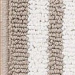 debbie double border two-tone linen/ivory