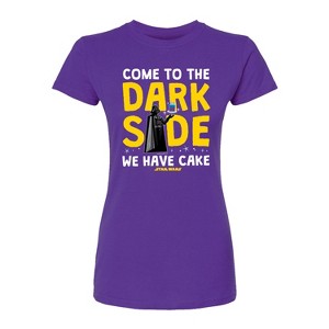 Women's - Star Wars - Come To The Dark Side Fitted Graphic T-Shirt - 1 of 1