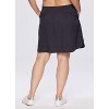 RBX Active Women's Longer Length Quick Drying Lightweight Travel Tennis Golf Skirt with Built-In Shorts and Pockets - 4 of 4