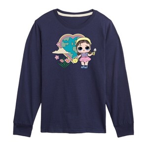 Boys' - LOL Surprise! - Grow Gurrl Heart Earth Long Sleeve Graphic T-Shirt - 1 of 4
