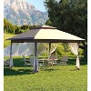 13'x13'Canopy, Outdoor Tent with Mosquito Netting & Wheeled Bag, Instant Shelter for Backyard, Patio & Garden Furniture - 2 of 4