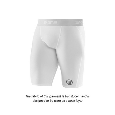 SKINS SERIES-1 Men's Premium Compression Half Tights-Improved Circulation, Reduce Soreness for Rugby, Running & Workouts