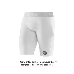 SKINS SERIES-1 Men's Premium Compression Half Tights-Improved Circulation, Reduce Soreness for Rugby, Running & Workouts - 1 of 4